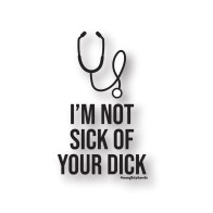 Sick Dick Sticker Irreverente Pack de 3