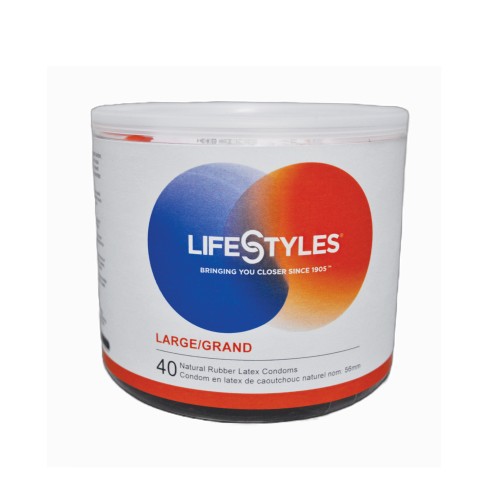 Condones Lifestyles Grande 40 Unidades