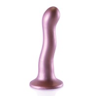 Shots Ouch 7'' Curvy G-Spot Dildo - Rose Gold