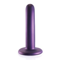 Dildo Suave de 5 Pulgadas para el Punto G - Morado Metálico