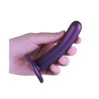 Dildo Suave de 5 Pulgadas para el Punto G - Morado Metálico