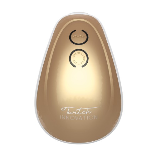 Shots Twitch Innovation Hands Free Clitoral Stimulator - Gold