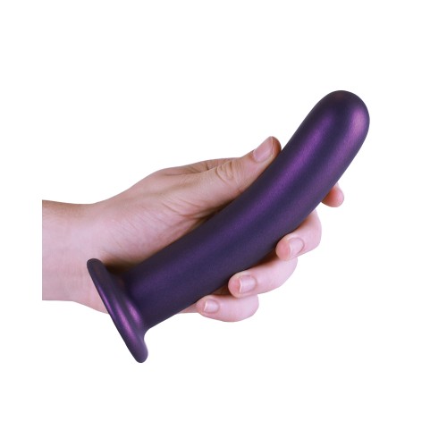 Shots Ouch Smooth G-Spot Dildo in Metallic Purple