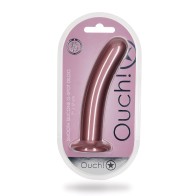 Shots Ouch 7" Smooth G-Spot Dildo - Rose Gold