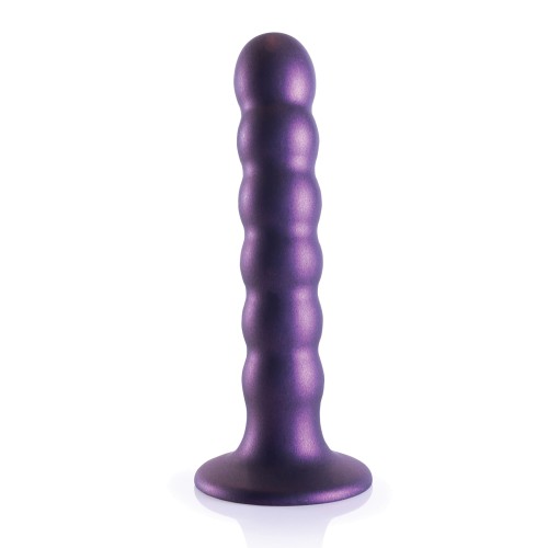 Dildo de Puntos G 5 Pulgadas Shots Ouch Púrpura Metálico