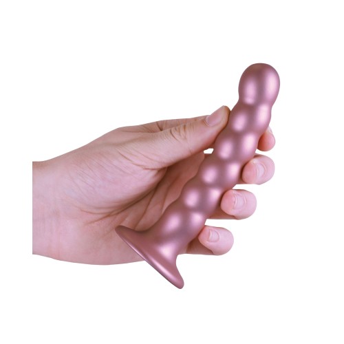 Dildo de G-Spot con Perlas de 5 Pulgadas y Ventosa