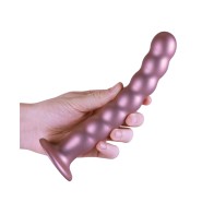 Rose Gold Beaded G-Spot Dildo - Shots Ouch