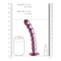 Dildo G-Spot con Cuentas Rosa Oro - Shots Ouch