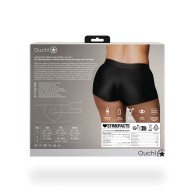 Boxer Vibrante Strap-On Ouch - Negro XL/XXL