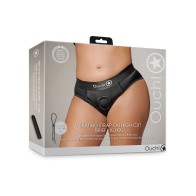 Vibrating Strap-On High-Cut Brief for Adventurous Couples