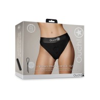 Strap-On Vibrante Ouch Hipster Negro XS/S