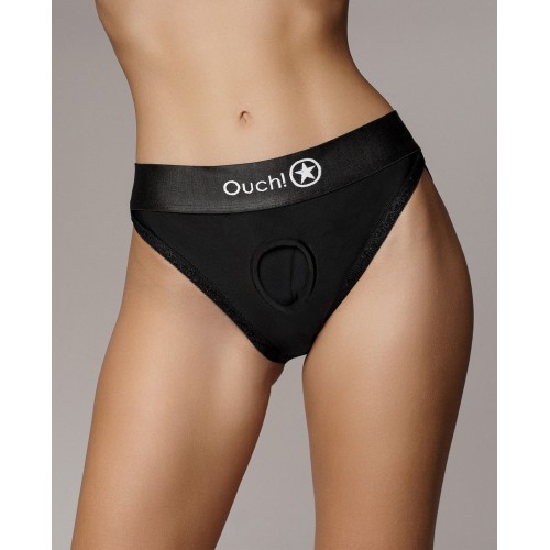 Strap-On Vibrante Ouch Hipster Negro XS/S