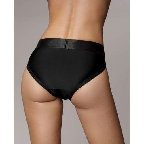 Strap-On Vibrante Ouch Hipster Negro XS/S