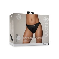 Shots Ouch Vibrating Strap-on Thong