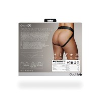 Shots Ouch Vibrating Strap-on Thong