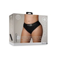 Thong Strap On Vibrante Shots Ouch Negro XL/XXL