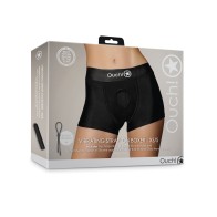 Shots Ouch Vibrating Strap-On Boxer for Couples