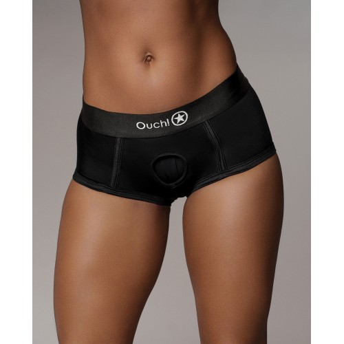 Shots Ouch Vibrating Strap-On Brief - Ultimate Pleasure