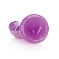 Dildo Slim Glow in the Dark de 8" - Púrpura Neón