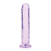 Dildo Recto de 8 Pulgadas con Ventosa de Shots RealRock