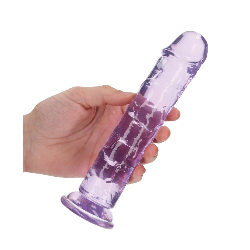 Dildo Recto de 8 Pulgadas con Ventosa de Shots RealRock