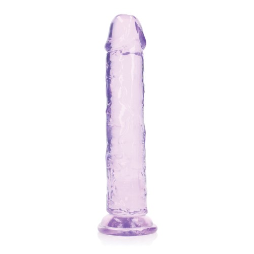 Dildo Recto Transparente de 9 Pulgadas con Succión