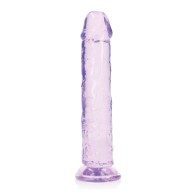 Dildo Recto Transparente de 9 Pulgadas con Succión