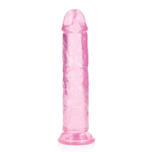 7" Pink RealRock Dildo with Suction Cup