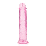 Dildo Rosa de 7" RealRock con Ventosa