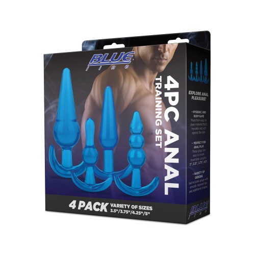 Set de Entrenamiento Anal Blue Line - Gel Azul