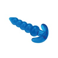 Plug Beaded Blue Line C & B - Azul Jelly