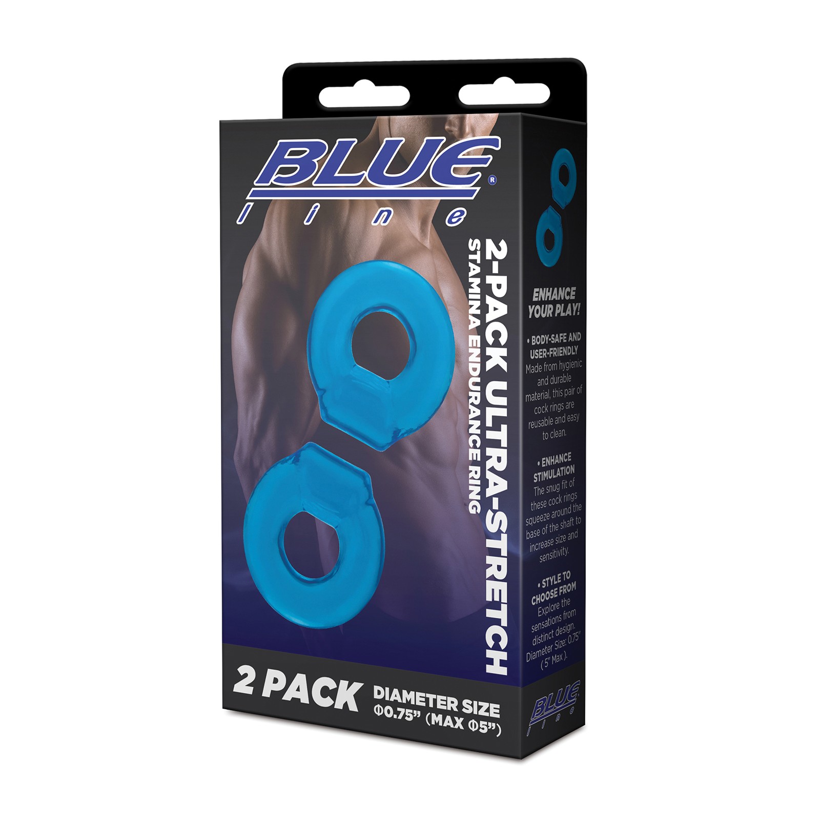 Blue Line C and B Stamina Ring Jelly Blue