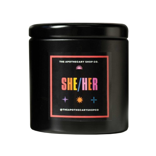 Gender Fluid She/Her Candle