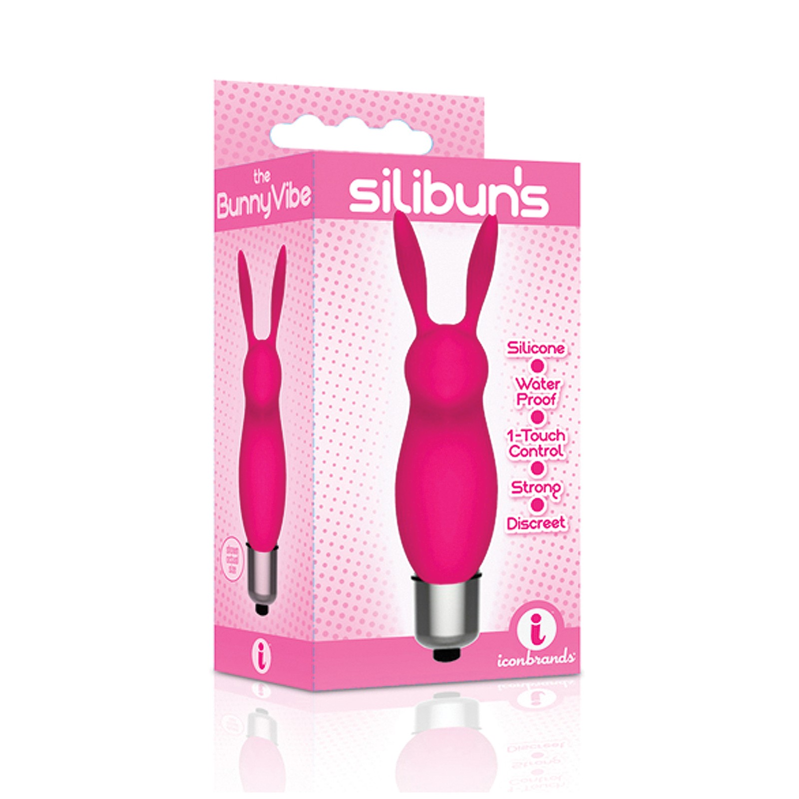 Silibuns de The 9's Vibrador Bullet Rosa