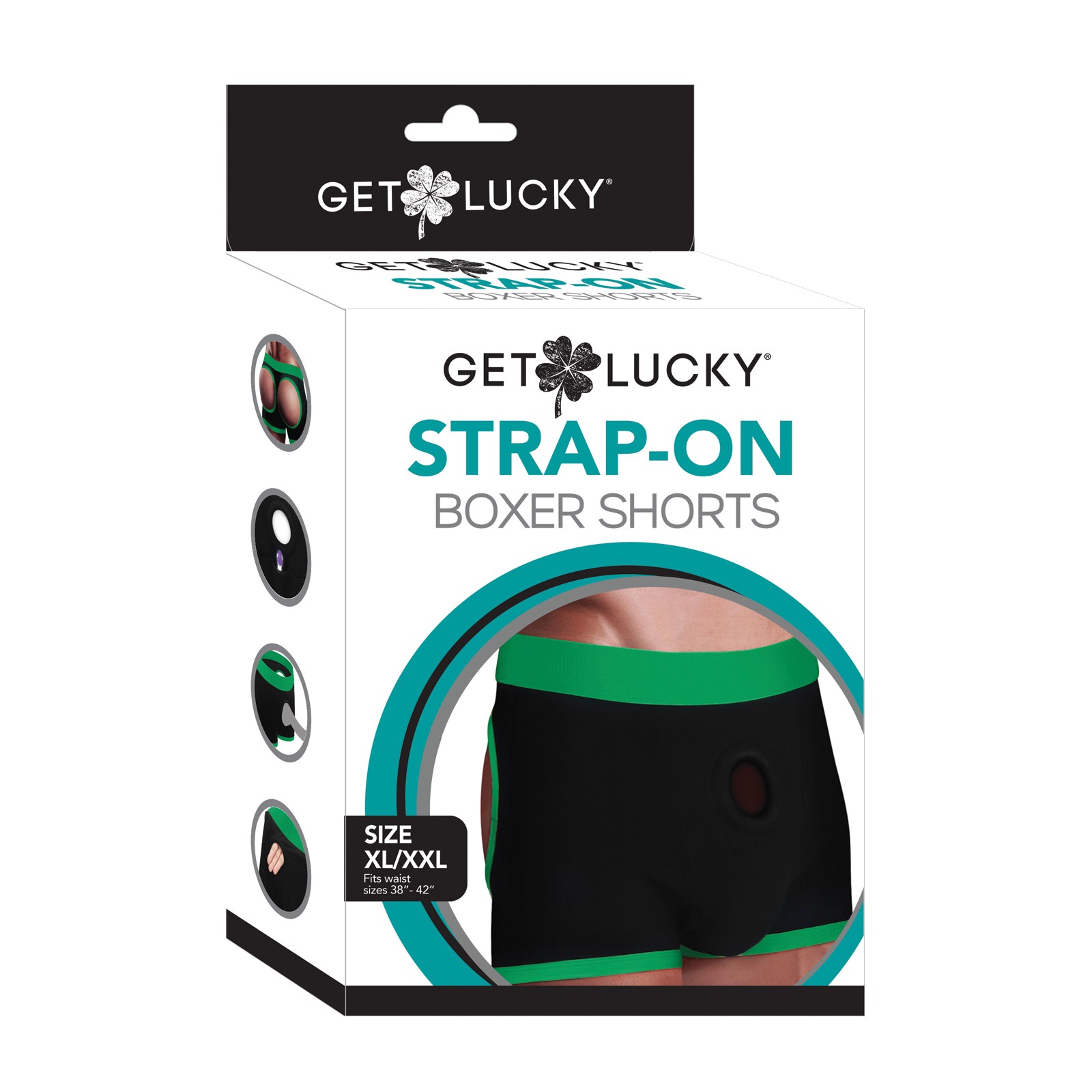 Get Lucky Strap-On Boxers - XL-XXL