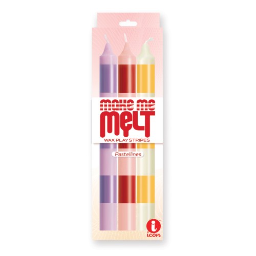 Velas Goteo Caliente Make Me Melt - Pack de 3