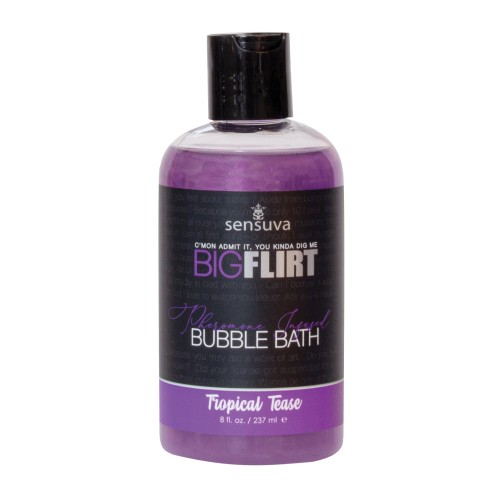 Sensuva Big Flirt Baño de Burbujas de Pheromonas Tropical Tease