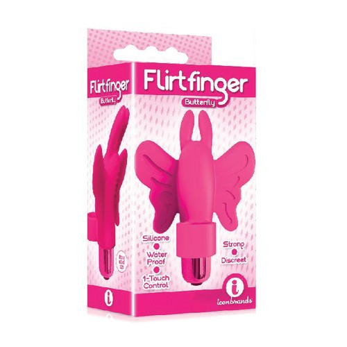 Vibrador Mariposa Flirtfinger de 9's Rosa