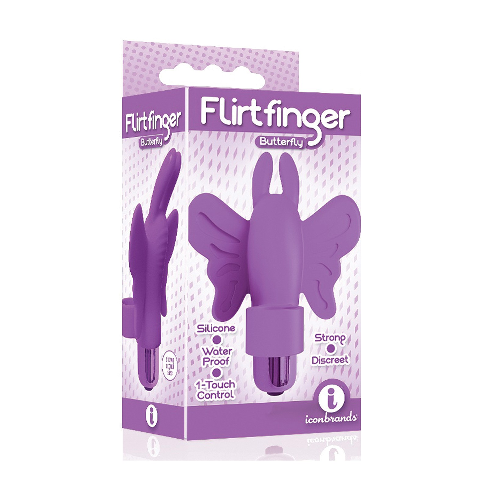 The 9's Flirtfinger Butterfly Purple