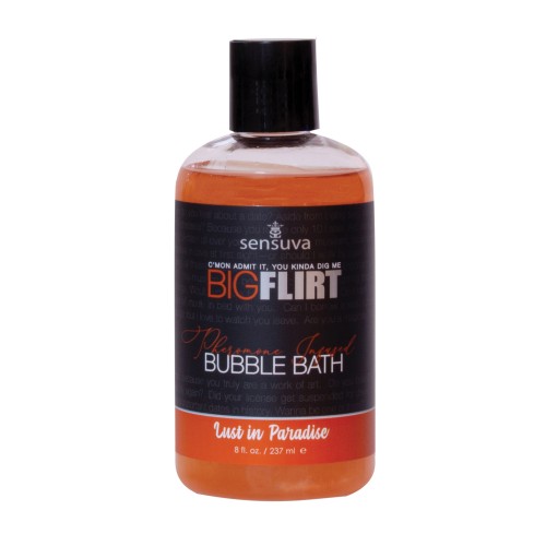 Indulge in Sensuva Big Flirt Pheromone Bubble Bath