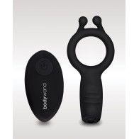 Anillo Bodywand para Parejas con Control Remoto - Negro