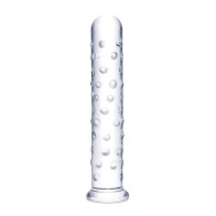 Dildo de Vidrio Transparente de 10 Pulgadas para Orgasmos Intensos