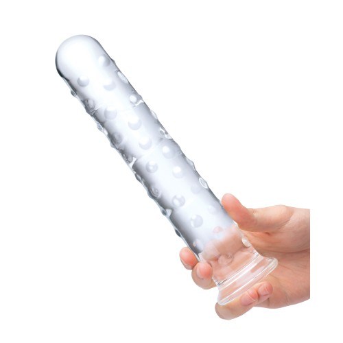 Dildo de Vidrio Transparente de 10 Pulgadas para Orgasmos Intensos