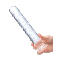 Dildo de Vidrio Transparente de 10 Pulgadas para Orgasmos Intensos