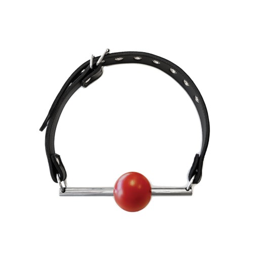 Rouge Leather Ball Gag - Thrilling Bondage Accessory