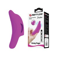 Pretty Love Delphini Dolphin Finger Vibe for Sensational Play