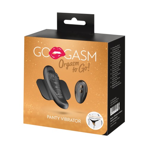 GoGasm Panty Vibrator Black Discreet Fun