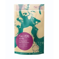 Glyde Ultra Paquete de 12 Condones para Protección Definitiva