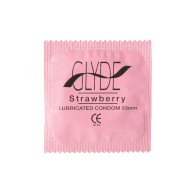 Glyde Strawberry Flavored Condoms - Sensational Sweetness