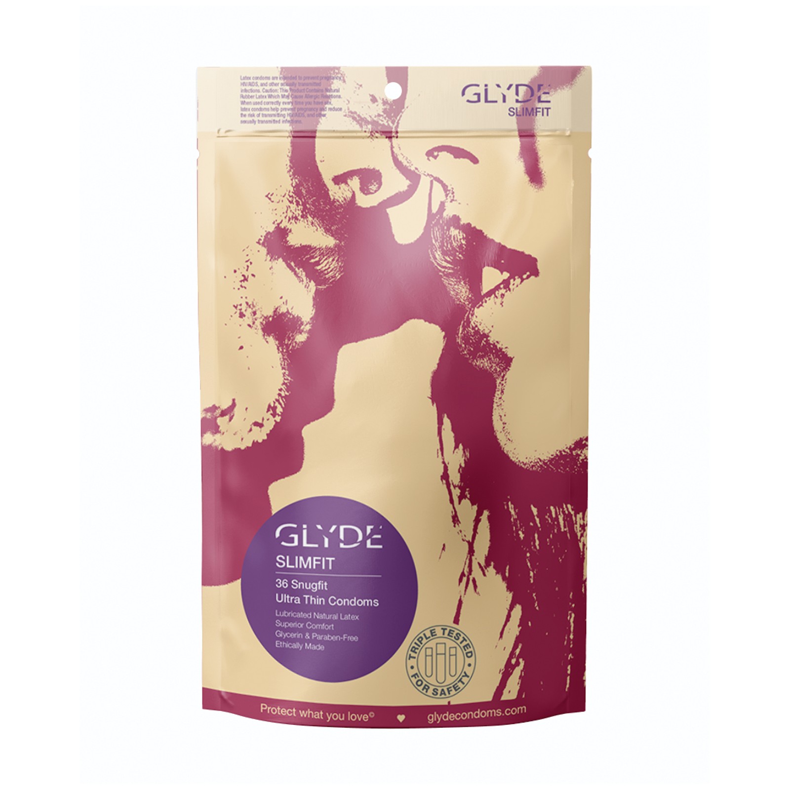 Glyde Slim Condoms Pack of 36